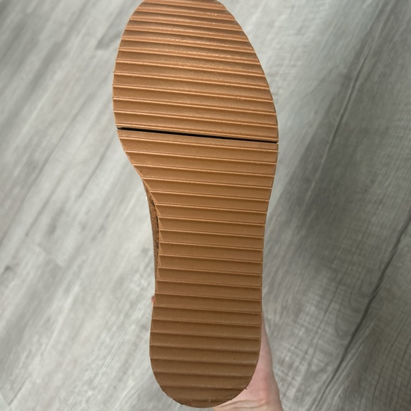 Robert Clergerie leather snakeskin animal-print brown Platform wedge Loafer 36.5 - Picture 6 of 7